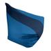 East Urban Home Classic Bean Bag Polyester/Fade Resistant in Blue/Brown | 42 H x 38 W x 31 D in | Wayfair 455F3A3B621C4B00B6889A735E5CF59C