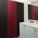 East Urban Home Arizona Striped Shower Curtain Liner Polyester in Red/Brown | 74 H x 71 W in | Wayfair E0E2798E0EE34BE19AC3B3323E65B951