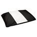 East Urban Home San Antonio Outdoor Pillow Metal in White/Black | 14 H x 40 W x 30 D in | Wayfair DA207EEBC35E47779AF7F20A2F139714