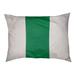 East Urban Home Boston Pillow Metal in Green/White | 14 H x 40 W x 30 D in | Wayfair 7DB4F0F3877D4EDE9F2150DAF2D73F39