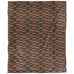 East Urban Home Festive Lined Fabric in Orange/White/Brown | 36 W in | Wayfair 13807B5EA81946398D9239E00B01E51A