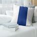 ArtVerse Chicago Baseball Square Pillow Cover 14.0 H x 14.0 W x 1.0 D in blue/white/navyLinen/Textured in White/Blue | 14" x 14" | Wayfair