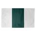 Green/White 60 x 0.25 in Area Rug - East Urban Home Oakland Striped White/Kelly Green Area Rug Polyester | 60 W x 0.25 D in | Wayfair