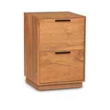 Copeland Furniture Linear 2-Drawer Vertical Filing Cabinet Wood in Red/Brown | 26.88 H x 18 W x 18.5 D in | Wayfair 4-LIN-20-03