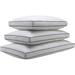 Linen Depot Direct Microfiber Down Alternative Medium Gel Fiber Standard Bed Pillow Gel Fiber/100% Cotton | 26 H x 20 W x 6 D in | Wayfair