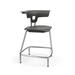 KI Furniture Ruckus 24" Classroom Stool Plastic/Metal in Green/Brown | 35.5 H x 28 W x 29 D in | Wayfair RK4100H24NB-NFR-PFN-CH-GPL