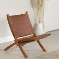 Lounge Chair - South Shore Balka 23.5" Wide Lounge Chair in Brown | 31.5 H x 23.5 W x 29 D in | Wayfair 100429