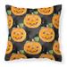 The Holiday Aisle® Watecolor Halloween Jack-O-Lantern Outdoor Throw Pillow Polyester/Polyfill blend | 18 H x 18 W x 3 D in | Wayfair