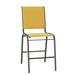 Telescope Casual Reliance Stacking Patio Dining Side Chair Sling in Gray | 46 H x 21 W x 28 D in | Wayfair 8L9T43D01