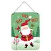 The Holiday Aisle® Merry Christmas Santa Claus Ho Ho Ho Hanging Prints Decorative Accent Metal | 12 H x 16 W x 0.03 D in | Wayfair