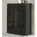 Hokku Designs Whipkey 5 Drawer Chest Wood in Brown/Gray | 48 H x 31 W x 18.5 D in | Wayfair 410B9001F38B49B09091412DCDF7AC66