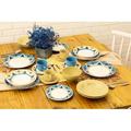 Winston Porter Amorie 32 Piece Dinnerware Set, Service for 8 Ceramic/Earthenware/Stoneware in Blue | Wayfair 54E525795D0640A3BA03F23A2BD57BA2