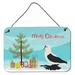 The Holiday Aisle® African Owl Pigeon Christmas Hanging Prints Decorative Accent Metal | 8 H x 12 W x 0.03 D in | Wayfair