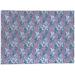 Blue/White 0.08 x 36 W in Kitchen Mat - Harriet Bee Sheyla Boho Field Kitchen Mat Synthetics | 0.08 H x 36 W in | Wayfair