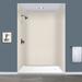 Transolid Expressions 60" W x 60" D 6 Panel Shower Wall w/ Silicone Adhesive Tube Solid Surface | 96 H x 60 W x 60 D in | Wayfair EWKX606096-46