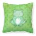 East Urban Home Polkadot Frog Watercolor Indoor/Outdoor Throw Pillow Polyester/Polyfill blend | 18 H x 18 W x 3 D in | Wayfair