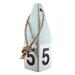 Breakwater Bay Isola Sculpture Wood in Blue/Brown/Green | 12 H x 3.75 W x 3.75 D in | Wayfair 9117248BC41A4C06BBC54E74812AECC7