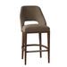 Fairfield Chair Darien Bar & Counter Stool Wood/Upholstered in Brown | 44.5 H x 21 W x 24.5 D in | Wayfair 5026-07_ 8789 90_ Walnut