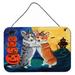 The Holiday Aisle® Corgi Halloween Scare Decorative Accent Metal | 8 H x 12 W x 0.03 D in | Wayfair F30633DA55D543B5B7D70518B8550271