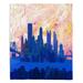 Hokku Designs Figlia Portland Skyline Blanket Polyester | 51 W in | Wayfair AC7202F3BEC347C6A10E9435FA58E12D