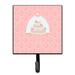 Winston Porter Timucin Decorative Cake 3 Tier Wall Key Organizer w/ Key Hooks Metal in Pink | 5.75 H x 4.25 W x 1.25 D in | Wayfair