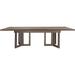 Brownstone Furniture Palmer Butterfly Leaf Teak Solid Wood Dining Table Wood in Brown/Gray | 30 H in | Wayfair PL302