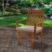 Loon Peak® Imamah Patio Chair w/ Cushion Wood in Brown | 37 H x 26 W x 24 D in | Wayfair BD415D4CE4824B5A96EC57591A705D53