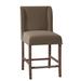 Fairfield Chair Dora Counter & Bar Stool Wood/Upholstered in Gray/Brown | 46 H x 20.5 W x 25 D in | Wayfair 6018-07_8789 06_Tobacco