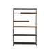 17 Stories West Broadway Etagere Bookcase in Black/Brown | 69 H x 43.25 W x 15.75 D in | Wayfair EC792D7ABD7F4695BA0AB63E6E545CBA