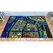 90 x 0.25 in Area Rug - Kid Carpet Total Transportation Play Town Area Rug | 90 W x 0.25 D in | Wayfair FE744-44A