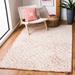 Pink/White 60 x 0.35 in Indoor Area Rug - Union Rustic Fulvia Southwestern Handmade Tufted Wool Pink/Cream Area Rug Wool | 60 W x 0.35 D in | Wayfair