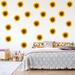 Winston Porter Sunflower Peel & Stick Wall Decal Vinyl in Orange/Brown | 3 H x 3 W in | Wayfair AB59041C4B684E508EF465F979B3577F