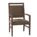 Fairfield Chair Preston King Louis Back Arm Chair Wood/Upholstered in Brown | 38 H x 23.5 W x 23.5 D in | Wayfair 8700-04_ 8789 07_ Tobacco