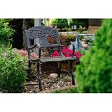Canora Grey Miesville Tree Patio Chair Metal in Brown | 36 H x 26 W x 27 D in | Wayfair 2F1207A0A93E42AB9C12AB87A0F2BA57