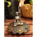 World Menagerie Ponemah Sacred Moon Feminine Triple Goddess Yoga Meditation Sculpture Resin | 3.75 H x 4.75 W x 4.75 D in | Wayfair