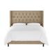 Canora Grey Casstown Standard Bed Upholstered/Metal in Gray/Black | 56 H x 46 W x 80 D in | Wayfair 733378652FA04EB1B73BC662C50EBD22