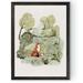 August Grove® 'Fox Glen I' by Paul Cezanne - Picture Frame Painting Print Canvas, Solid Wood in Green | 30 H x 22 W x 1.25 D in | Wayfair