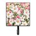 Ophelia & Co. Beedeville Lilies & Roses by Sarah Adams Wall Key Organizer w/ Key Hooks Metal in Green/Pink | 5.75 H x 4.25 W x 1.25 D in | Wayfair