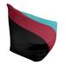 East Urban Home Arizona Standard Bean Bag Cover Polyester/Fade Resistant in Red/Black | 42 H x 38 W x 2 D in | Wayfair