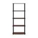 Symple Stuff Heslin 57.4" H x 23.6" W x 11.6" D Shelving Unit Wood in Brown | 57.4 H x 23.6 W x 11.6 D in | Wayfair