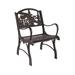 Rosalind Wheeler Coburn Cobum Eagle Patio Chair Metal in Brown | 36 H x 26 W x 27 D in | Wayfair 1B9B5A10FB974050A0691E38A9830C27