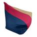 East Urban Home Minnesota Standard Bean Bag Cover Polyester/Fade Resistant in Pink/Blue | 42 H x 38 W x 2 D in | Wayfair