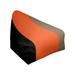 East Urban Home San Francisco Standard Bean Bag Cover Polyester/Fade Resistant in Orange/Black | 30 H x 27 W x 2 D in | Wayfair