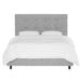 Three Posts™ Alissa Bed Upholstered in Black | 51 H x 56 W x 78 D in | Wayfair D6990CDAE751478CBA67C4B0297AA50D