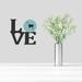 Red Barrel Studio® Llama Q' Ara Metal Love Wall Décor Metal in Blue | 11.75 H x 11.5 W x 0.1 D in | Wayfair 5551706CE6864AF580446E41FB2787EC