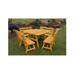 Rosecliff Heights Bermondsey Square 8 - Person 43" Long Outdoor Picnic Table Wood in Brown | Wayfair 36989C53796F41B7A2BABE6C9AE7670F