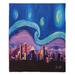 Hokku Designs Marbella Starry Night Denver Blanket Polyester | 51 W in | Wayfair B7DD13C0A1734D1D9E05D7ABAB620D0D