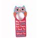 Zoomie Kids Owl My Room Door Hanger Wall Décor in Orange | 11 H x 4.5 W x 0.38 D in | Wayfair 7E064CDA305C4872AEAADCDE83BB95B4