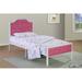 Red Barrel Studio® Upholstered Platform Bed Metal in Pink | 40 H x 40 W x 79 D in | Wayfair DAD8AC88C7B044769B39E46A06FAEF97