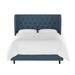 Birch Lane™ Mai Tufted Standard Bed Metal/Polyester | 55 H x 44 W x 80 D in | Wayfair 492F6BB5A90249759B30E02CFDD669AE